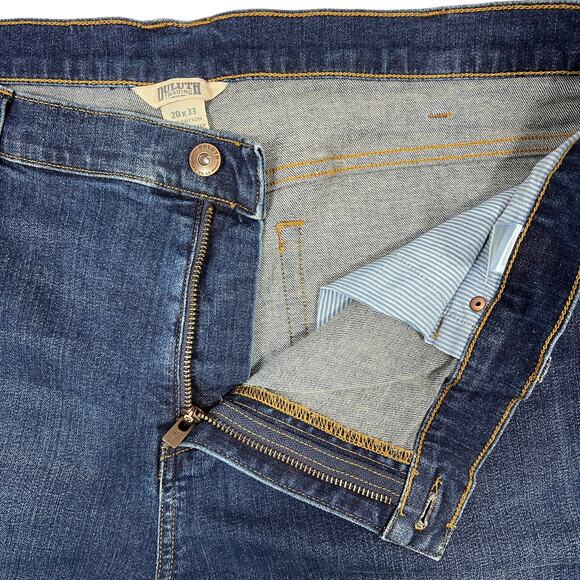 Duluth Daily Denim Bootcut Jeans Women Plus Sz 20 x 33" Dark Wash Stretch Flex - Picture 5 of 9